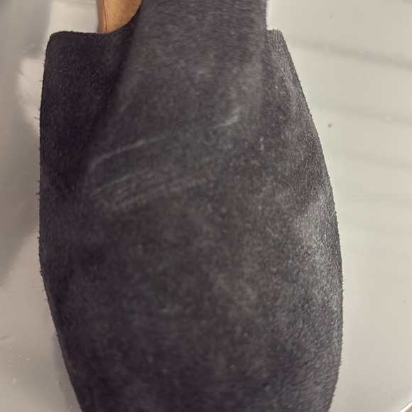 Free People Suede Cedar Clog Black Straps Size 40.5/10.5US - Picture 9 of 10